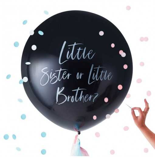 "Little Sister or Little Brother" - Ballon Baby