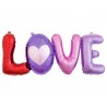 "Love" folie tekstballon, 29x74 cm
