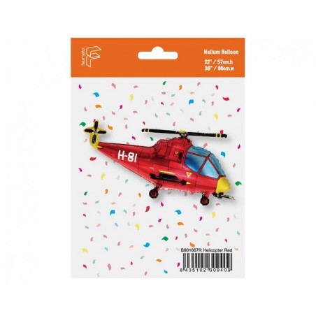 Helikopter folieballon, 24" / 60 cm - 1523