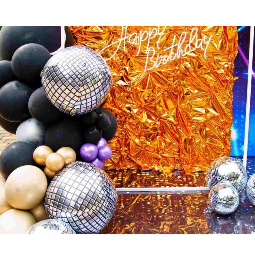 Diskokugle Sphere-Shape folieballon, 16"/ 40 cm Folieballoner