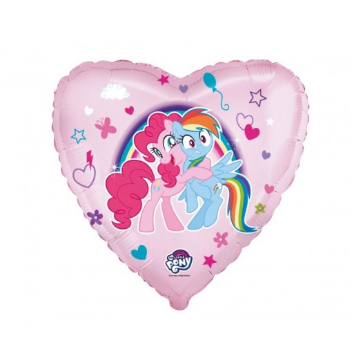 Billede af My Little Pony Hug hjerte folieballon, 18" / 46 cm - Folieballoner