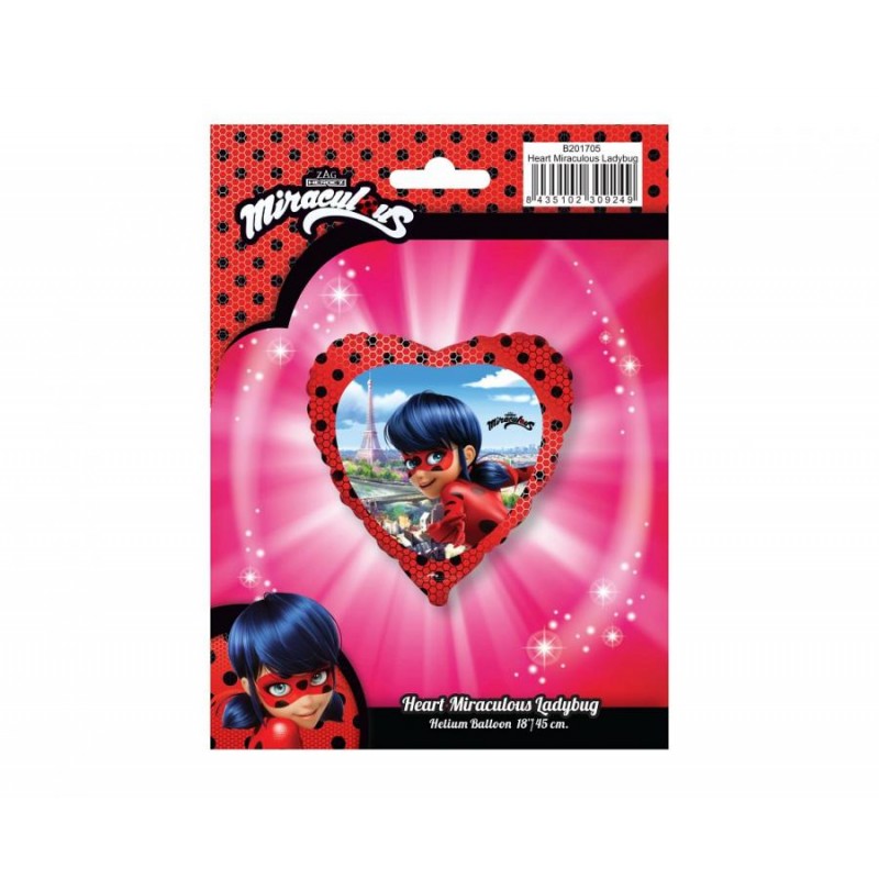 Miraculous Ladybug Folieballonnen Set - 5 Stuks Verjaardag & Feest