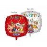 Paw Patrol Party 2-sidet folieballon, 18" / 46 cm