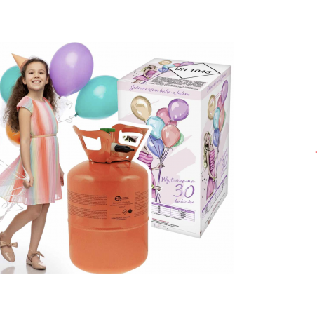 Helium ballongas op til 30 balloner - 210 liter - 1653