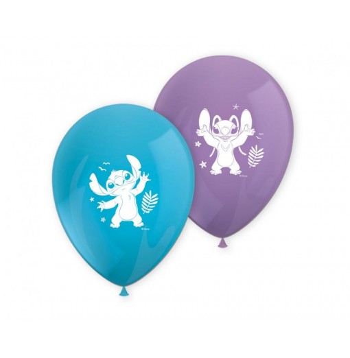 Ballon Stitch & Angel Disney, 8 stk. Fødselsdags balloner