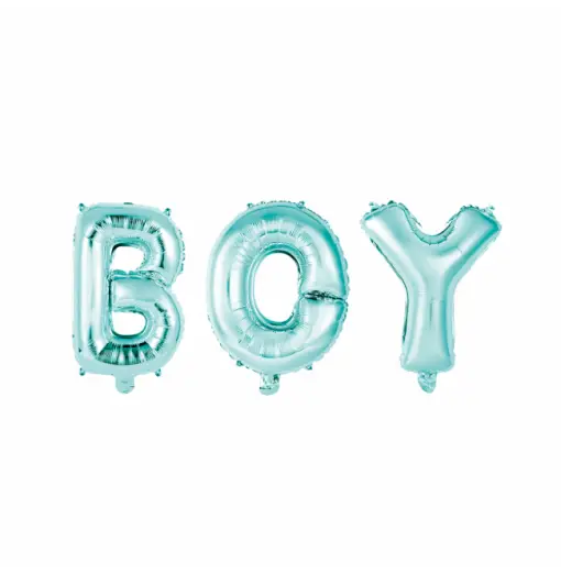 "Boy" - Foliebogstaver Folie balloner