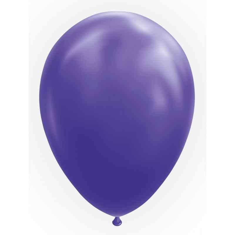 Balloner 12" / 30 cm - 25 stk. Ensfarvede latexballoner