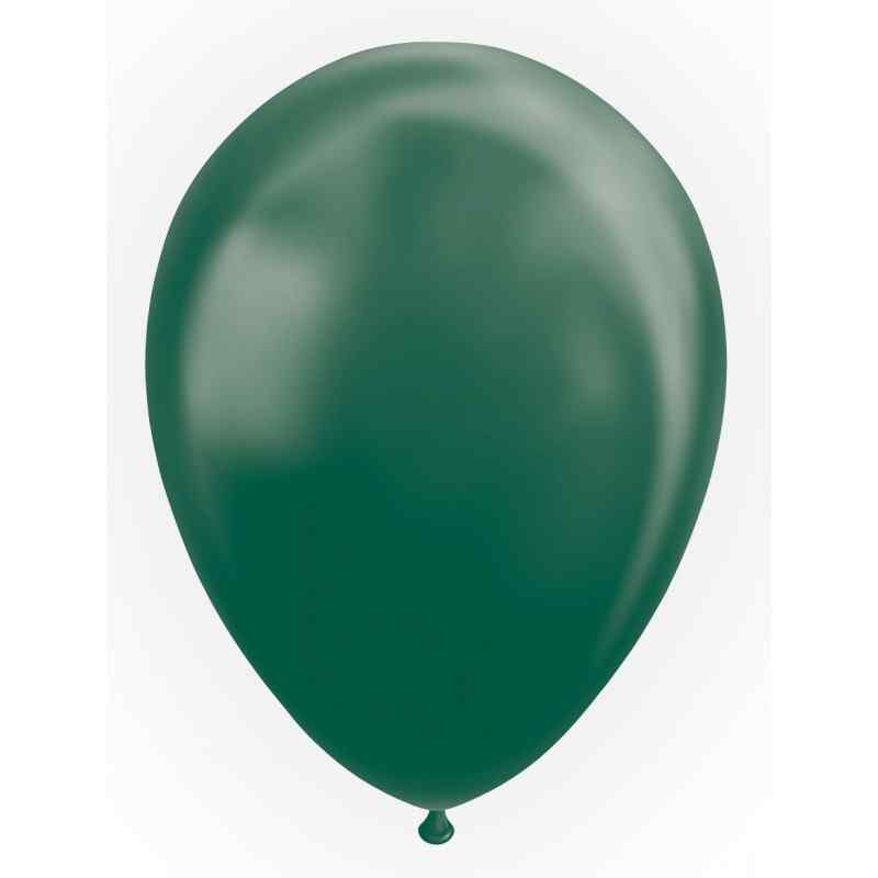 Metallic 12" / 30 cm - 25 stk. Ensfarvede latexballoner