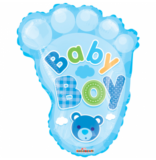Baby Fod Dreng 18" - Blå Baby