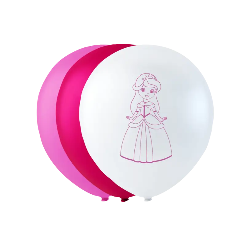 Prinsesse Balloner - 6 stk.