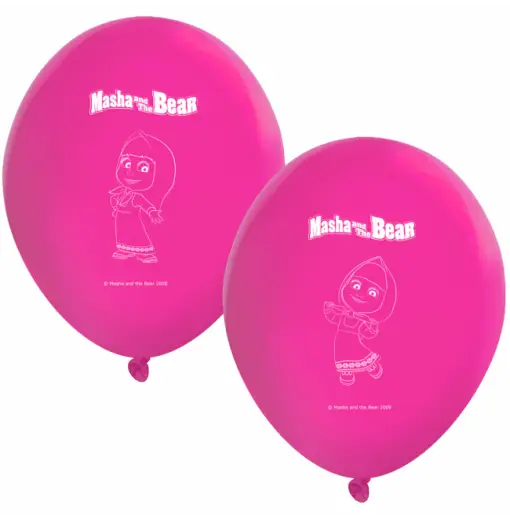 Masha og bjørnen balloner 11" UDSALG