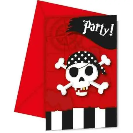 Invitationer med pirater - 768