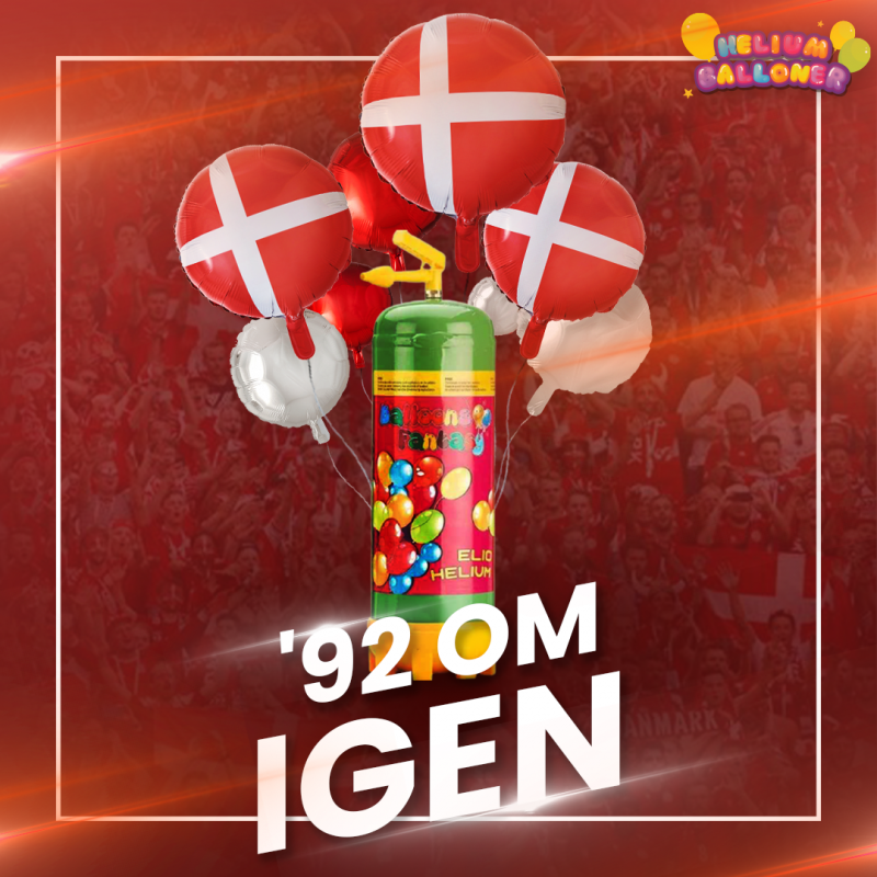 Danmark vinder! Heliumballoner.dk