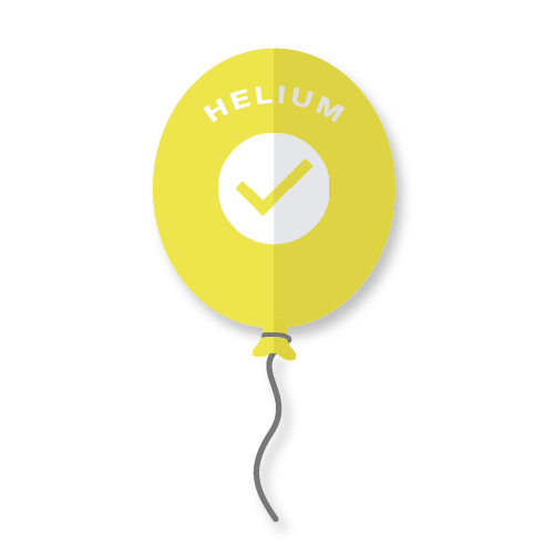 100 % helium